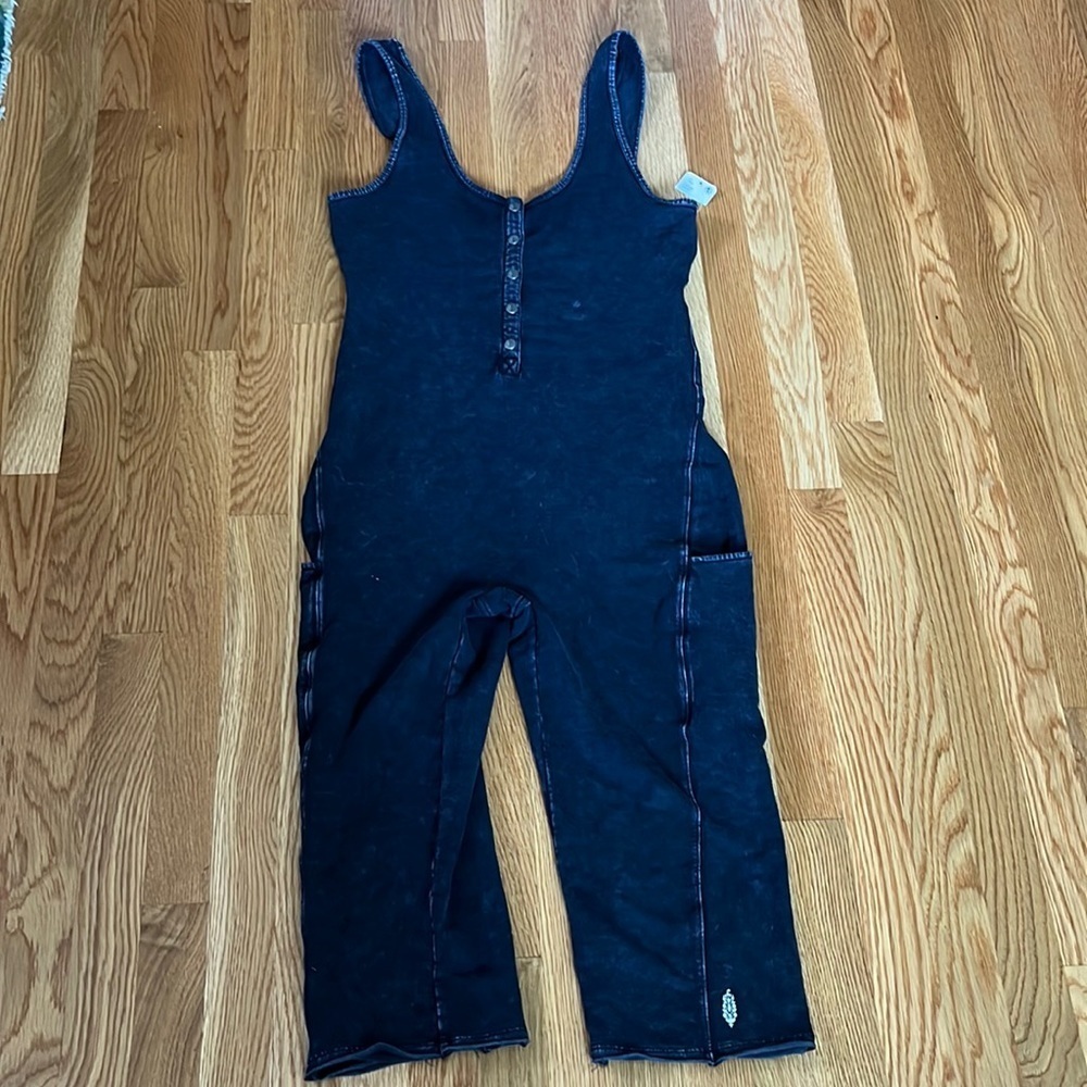 Free People sleeveless exercise jumpsuit size Large - Picture 2 of 12